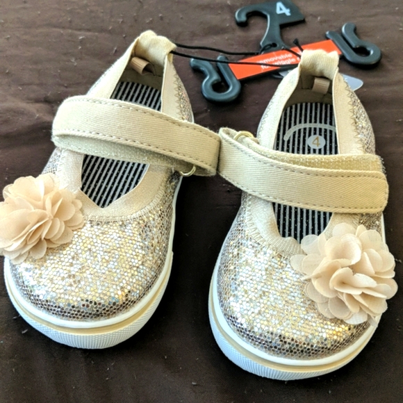 wonder nation Other - Wonder Nation Little Girl Gold Sequin Shoes